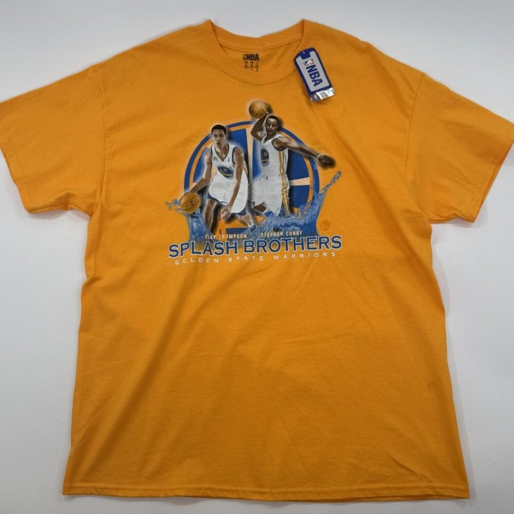 Golden State Warriors Splash Brothers NBA T Shirt Mens XL Stephen Curry Klay NEW
